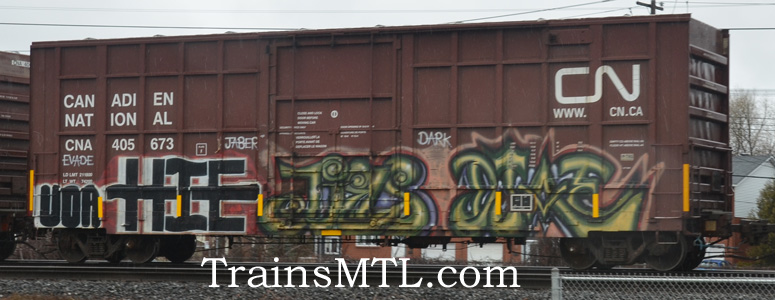 Car/wagon CNA405671 right side / coté droit